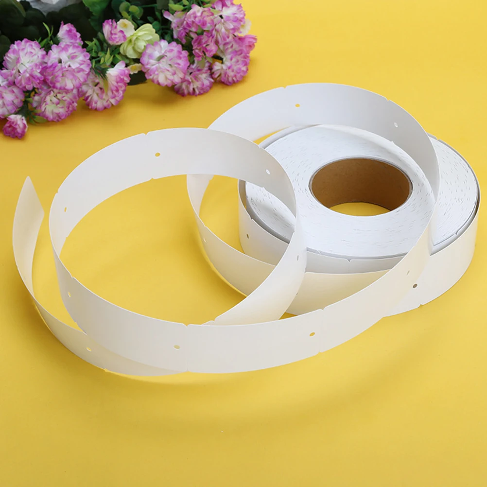 

Blank Hangtag Card Fashion Crafts 45x100mm White Blank Design Hanging Hole Elegance