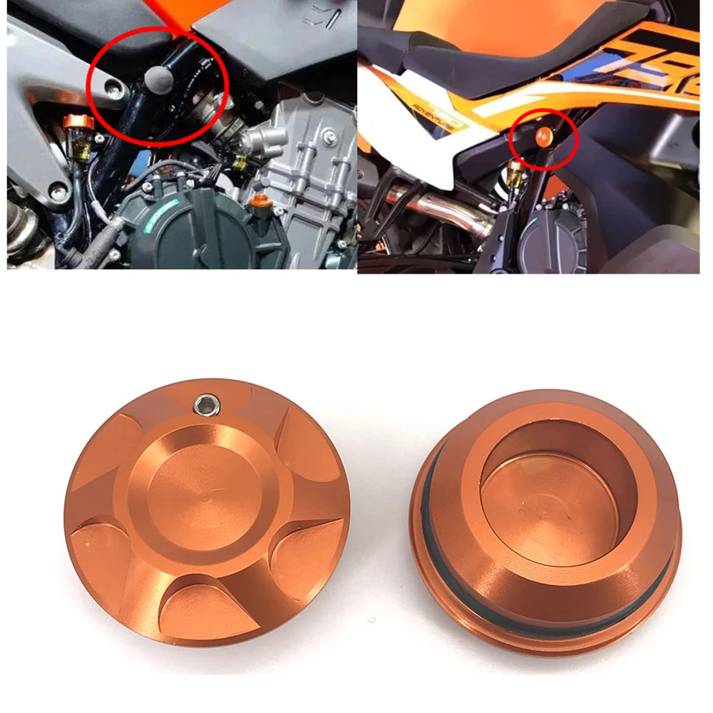 

Fits for KTM 890 890R Duke 790 ABS DUKE890R DUKE790 2018-2024 Motorcycle Accessories Frame Hole Caps Plug Decorative Cover Kits