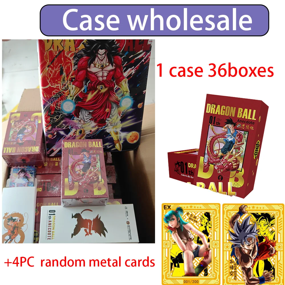 Groothandel Dou Qu Dragon Ball Collection Card Anekdote Dragon Ball Box Exquise Acg Anime Karakter Bordspel Verzamelkaarten