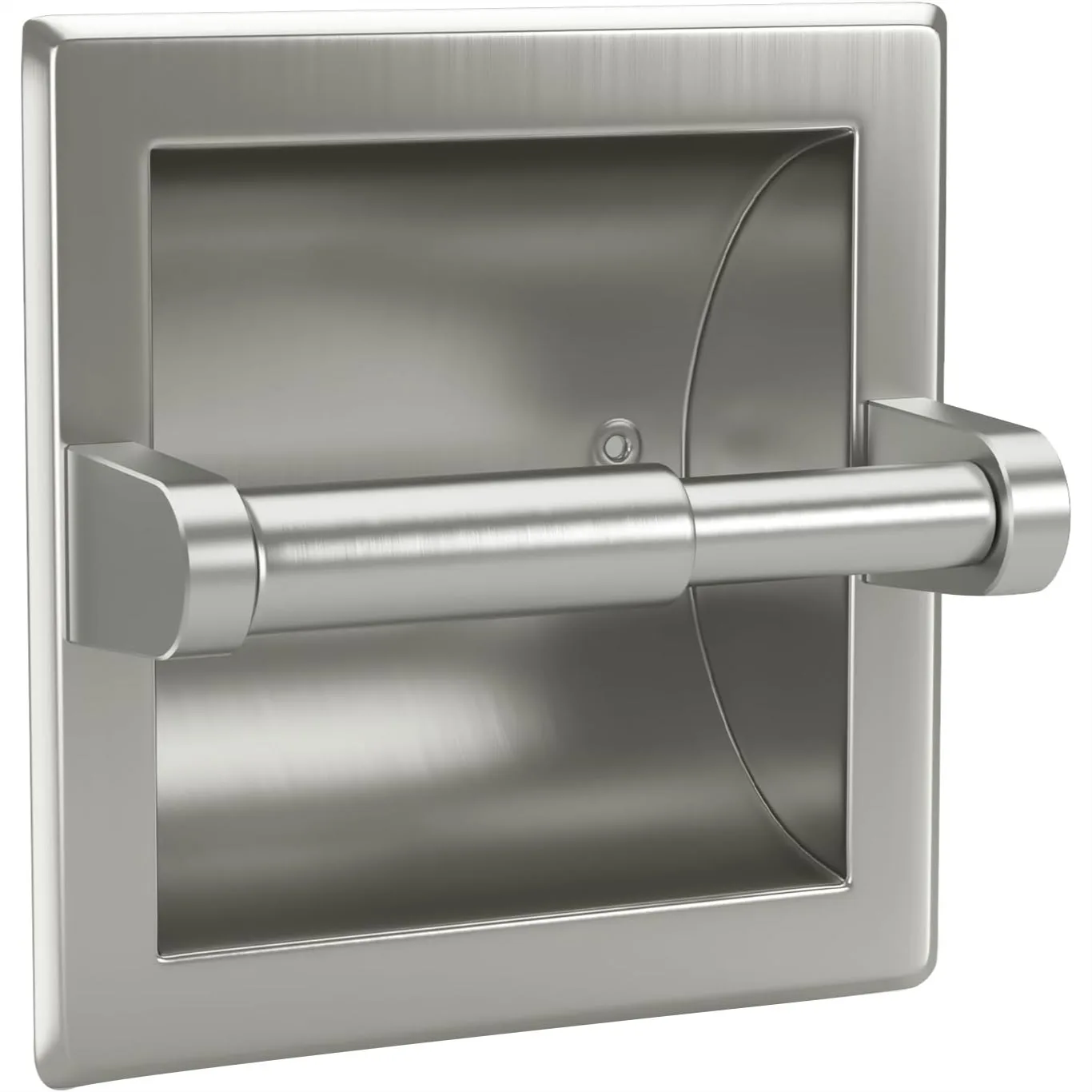

Recessed Toilet Paper Holder, Stainless Steel In Wall Roll Holder for Bathroom, Space Saving Brushed Nickel
