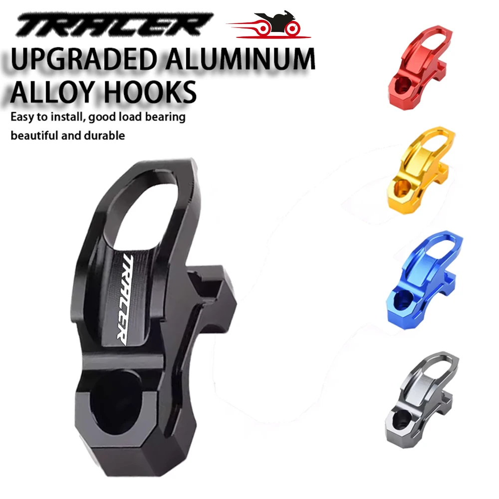 

Алюминиевые аксессуары для мотоциклов с ЧПУ, крючки для багажа для шлема для YAMAHA TRACER Series Tracer 700 900 Tracer 9GT 7 9 9GT +