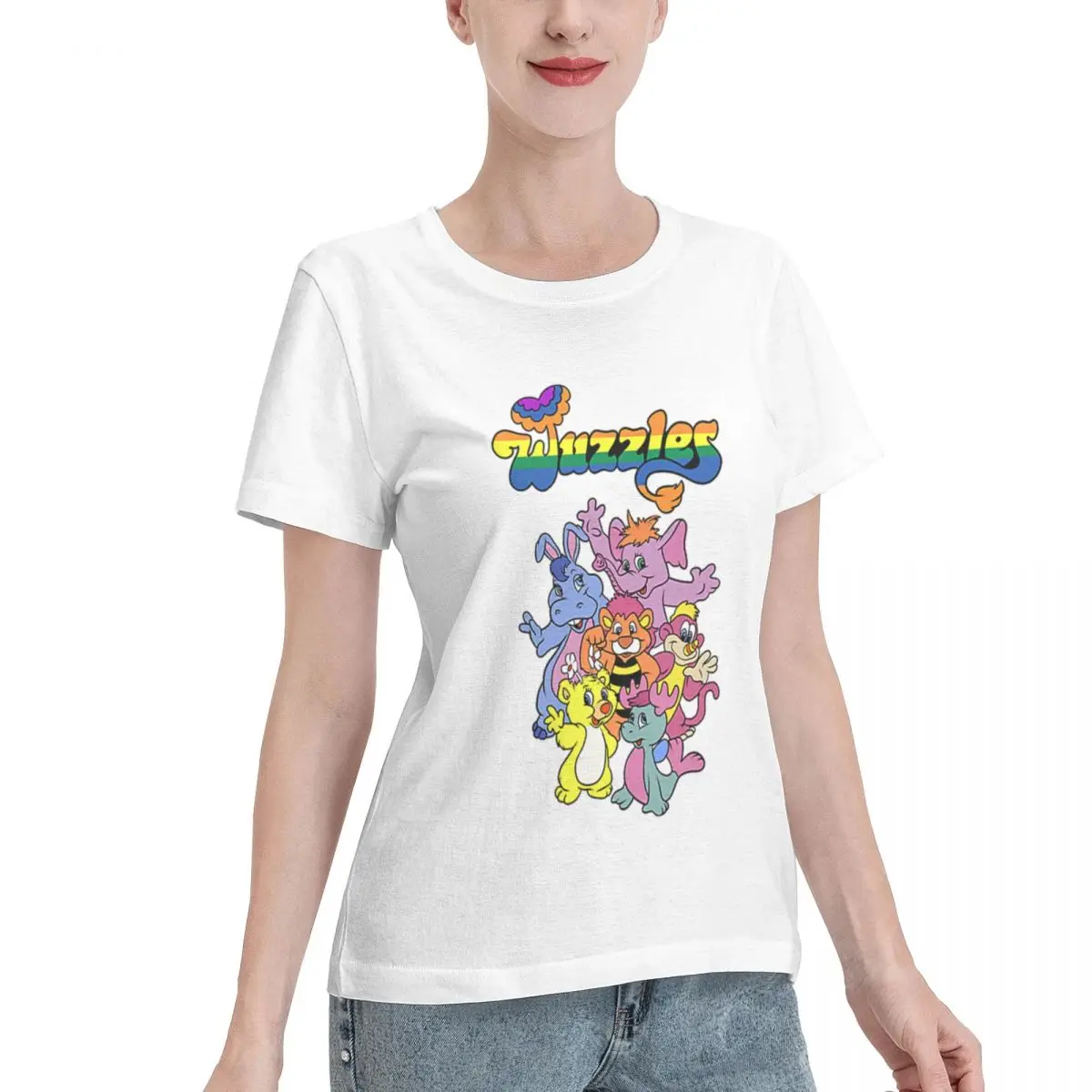 Wardrobe Essential Wuzzles Women's T-shirt Summer Outfit Aesthetic Women Top