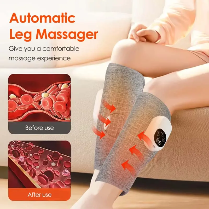 

Wireless Electric Leg Compression Calf Massager for Sports Massage Muscle Recovery Relaxation Foot Air Pressure Massager