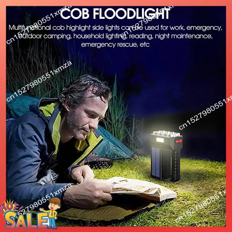 ABCL 2 uds linterna recargable, lúmenes altos superbrillantes 8 LED COB luz lateral con 3 modos, linterna de foco