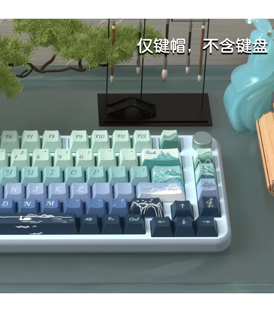 

Green original keycap original highly personalized customized pbt sublimation mechanical keyboard cap