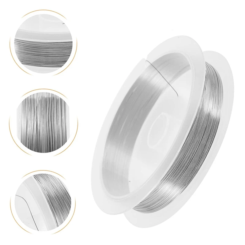 100m-1m Length 304 Stainless steel wire soft/hard steel wire diameter 0.02mm-3mm single-strand binding soft iron wire anti-rust