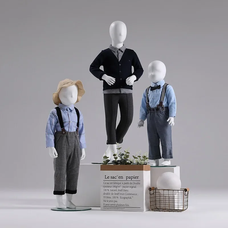 Clothing store children's model display hanger children's table display display rack men and women children's model prop dummy