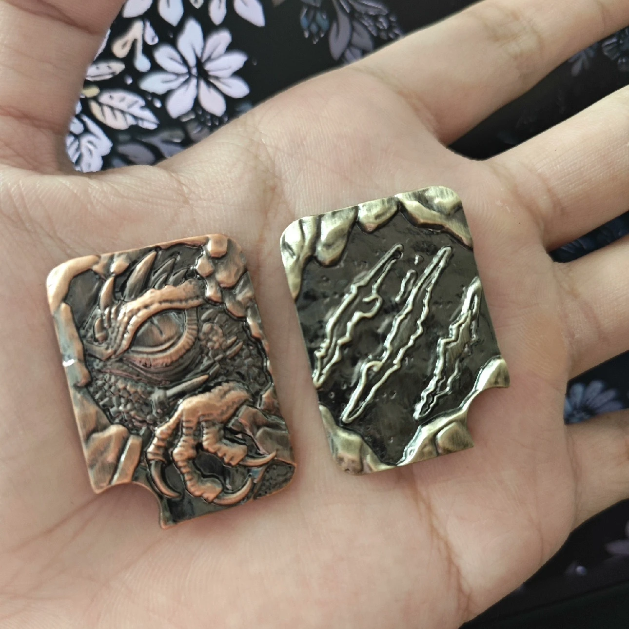 BPMODS Evil Dragon Push Fidget Slider EDC Fidgeting Zintuiglijke Anti Stress Metalen Fidget Spinner Speelgoed
