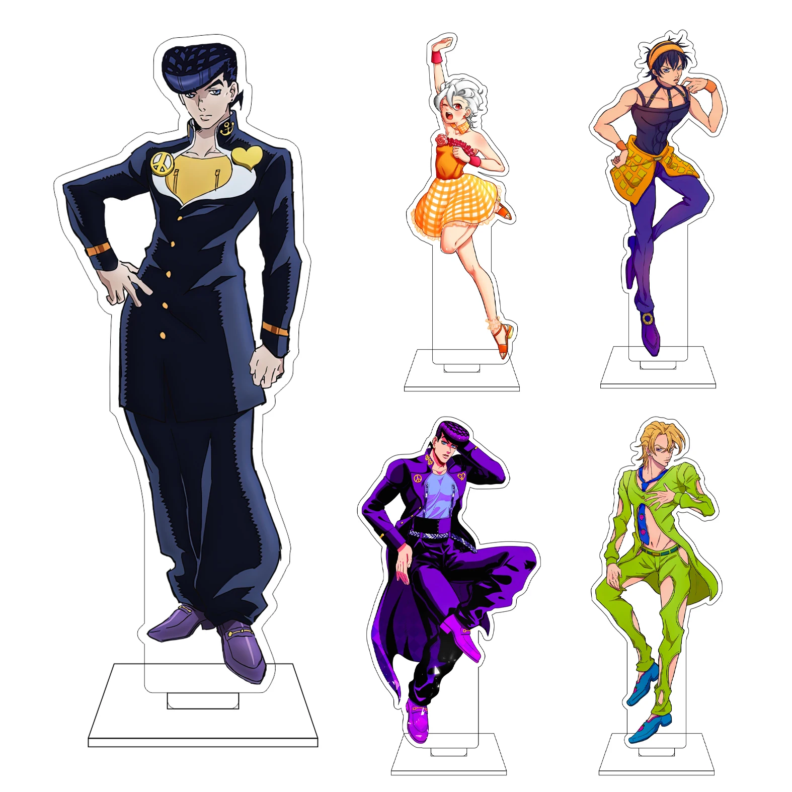 16CM Anime JoJo's Bizarre Adventure Cosplay Acryl-Figur Standfigur Kira Yoshikage Dio Ornamente Geschenke