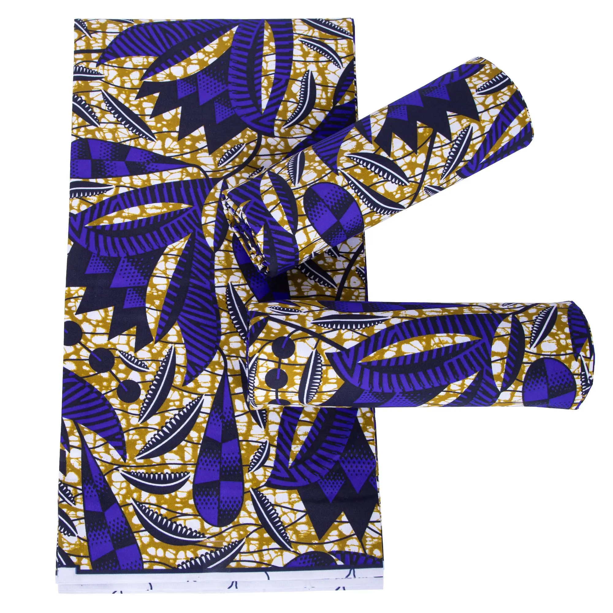 African Ankara Wax Fabric Patchwork Retro Style Double Sided Polyester Warp DIY Cloth By The Yard Africa Loincloth Tissu P-1