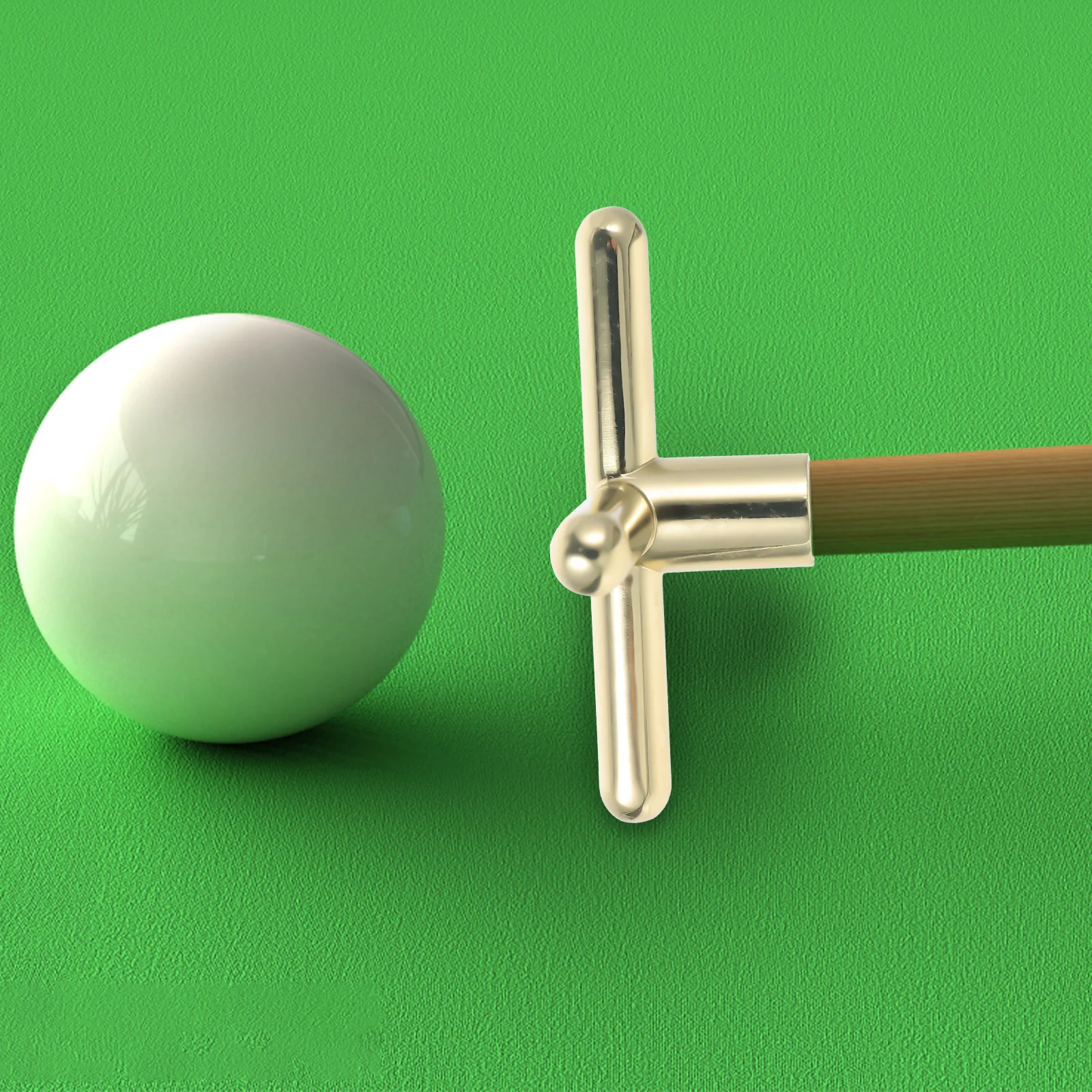 

3Pcs Billiards Cue Bridge Head Premium Zinc-Aluminium Alloy Lightweight Portable Non-Slip Snooker Accessory for Pool Table