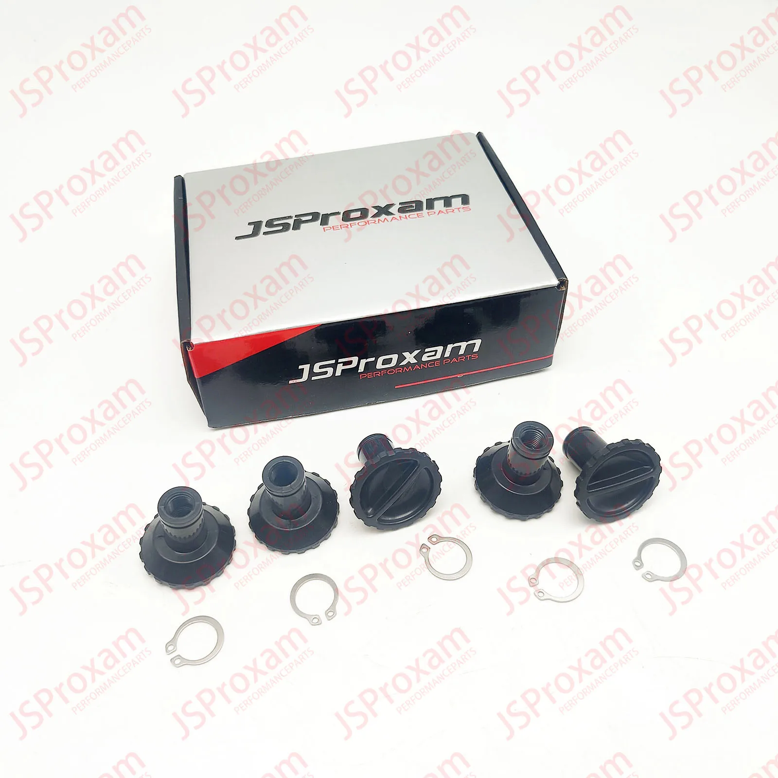 5Pcs  Replaces Fit For Johnson Evinrude  0766451 766451 Idle Adjustment Knob & Retainer Clip for 0387272 387272