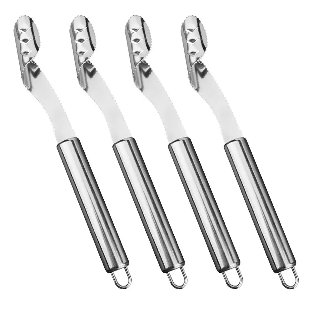 Stainless Steel Chili and Tomato Corer Tool Set – 4-Piece Kitchen Gadget for Jalapeno Bell Pepper