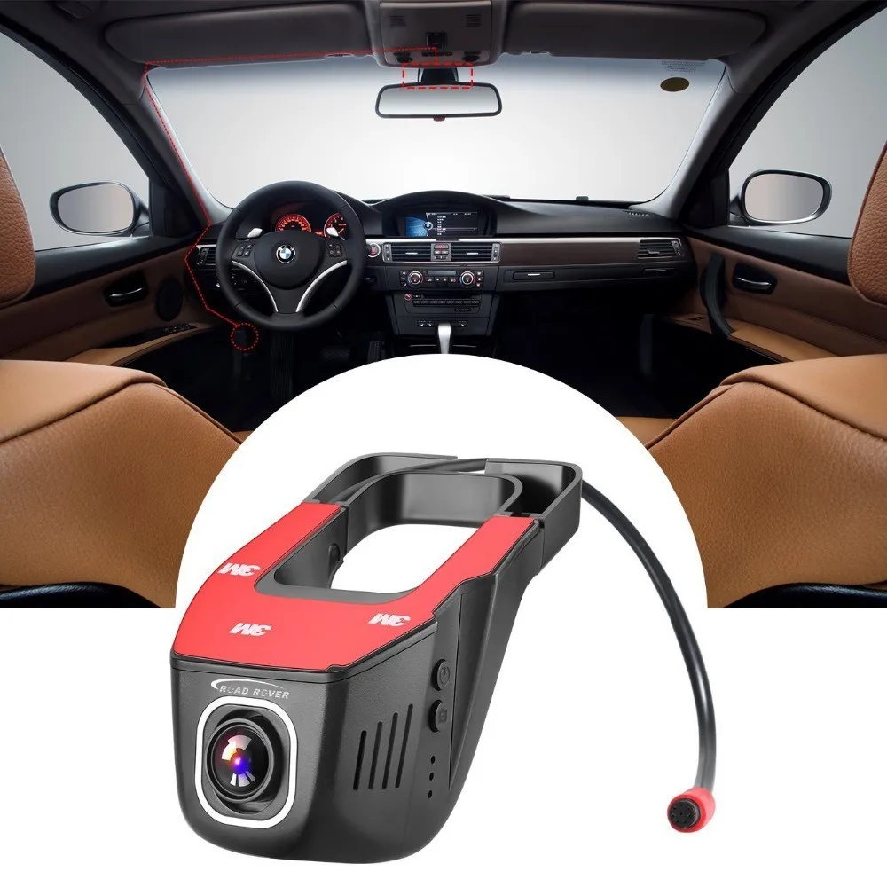 HD 1080P Car Recorder WiFi Connection Mobile Phone APP Night Vision Camera Drive Recorder Safe Driving Monitoring Video Mini DVR