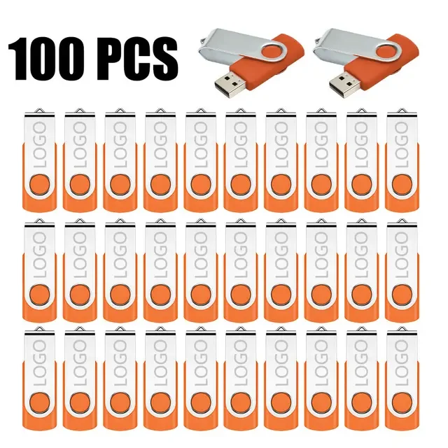 

100pcs free logo Pendrive 32GB 64GB 128GB pen drive flash usb 2.0/3.0 memory stick Waterproof USB flash drive cle usb 16GB 8GB