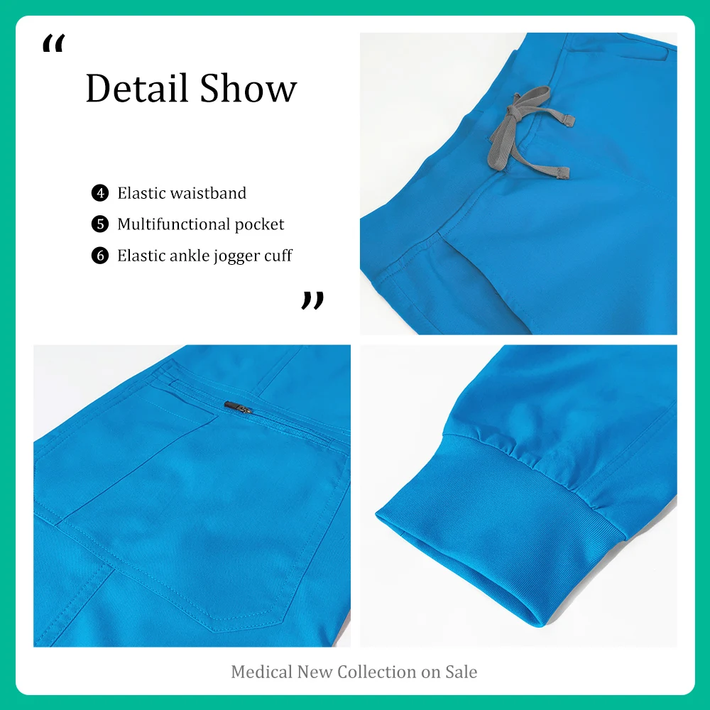 Uniformes de soins infirmiers pour médecins d'hôpital, uniforme de gommage élastique pour clinique dentaire, vêtements de travail pour femmes, combinaison chirurgicale respirante