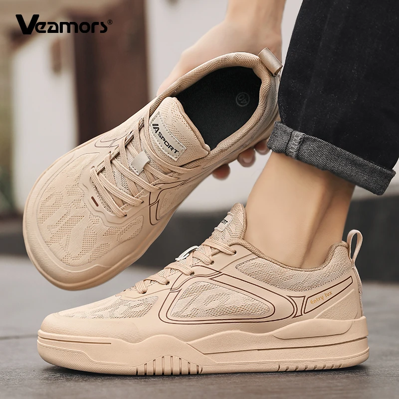 

Мужские кроссовки с широким носком, дышащие, сетчатые, повседневные, спортивные, большие размеры 39-48, для бега, с нескользящей мягкой подошвой