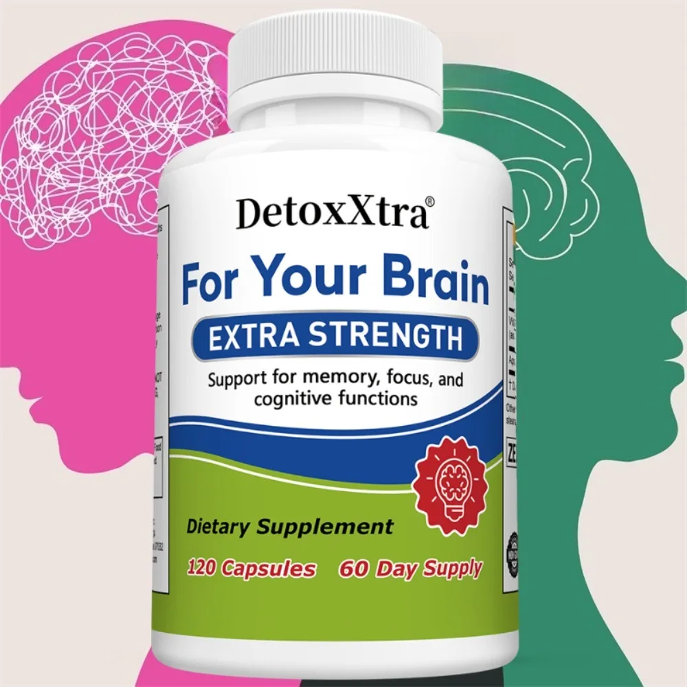 Brain Capsules - with Vitamin D, Supports Immunity and Promotes Muscle, Bone, and Nervous System Health