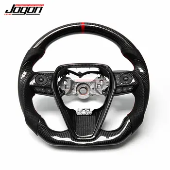 適用於豐田卡羅拉 E210 2019-2022 兩廂車的客製化碳纖維汽車方向盤,帶按鈕和框架蓋 8 最佳銷售 豐田卡羅拉 E210 兩廂車 - №5