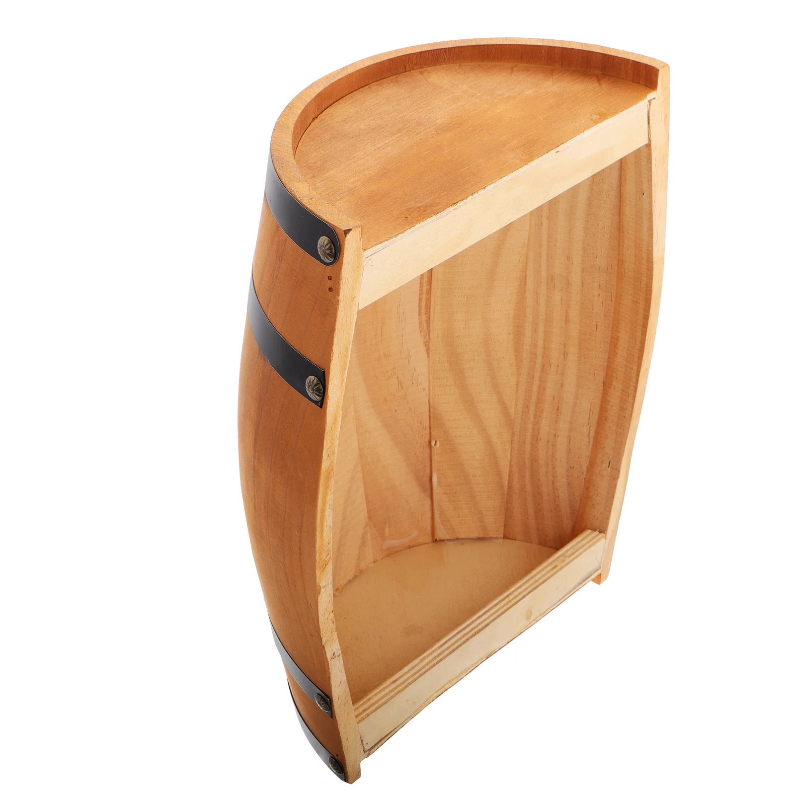 

Bucket Wall Hanging Half Barrel Decor Wooden Barrel Ornament For Bar Rustic Wall Ornament Retro Wood Pail Decoration