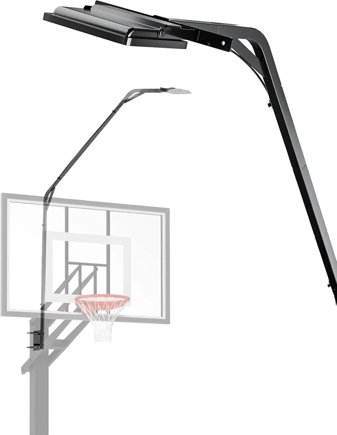

LED Basketball Hoop Light for In-Ground, Fits Square 4" Round 3.7" Poles, 103.9x15x27.5 in, Easy Install