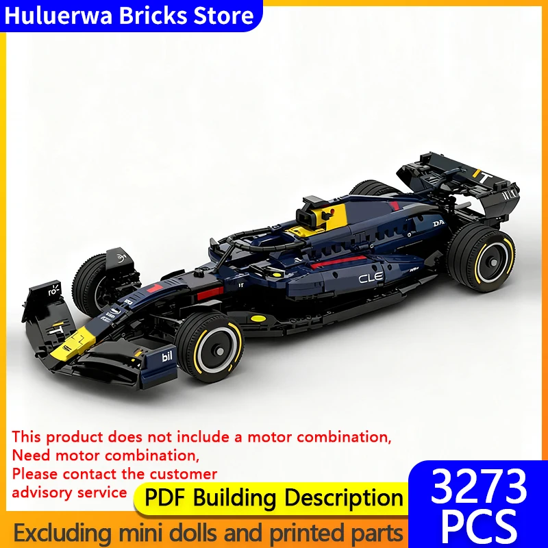 

Speed Racing Car Model MOC Building Bricks F1 RB20 Formula Racing Modular Technology Gifts Holiday Assemble Children Toys Suit