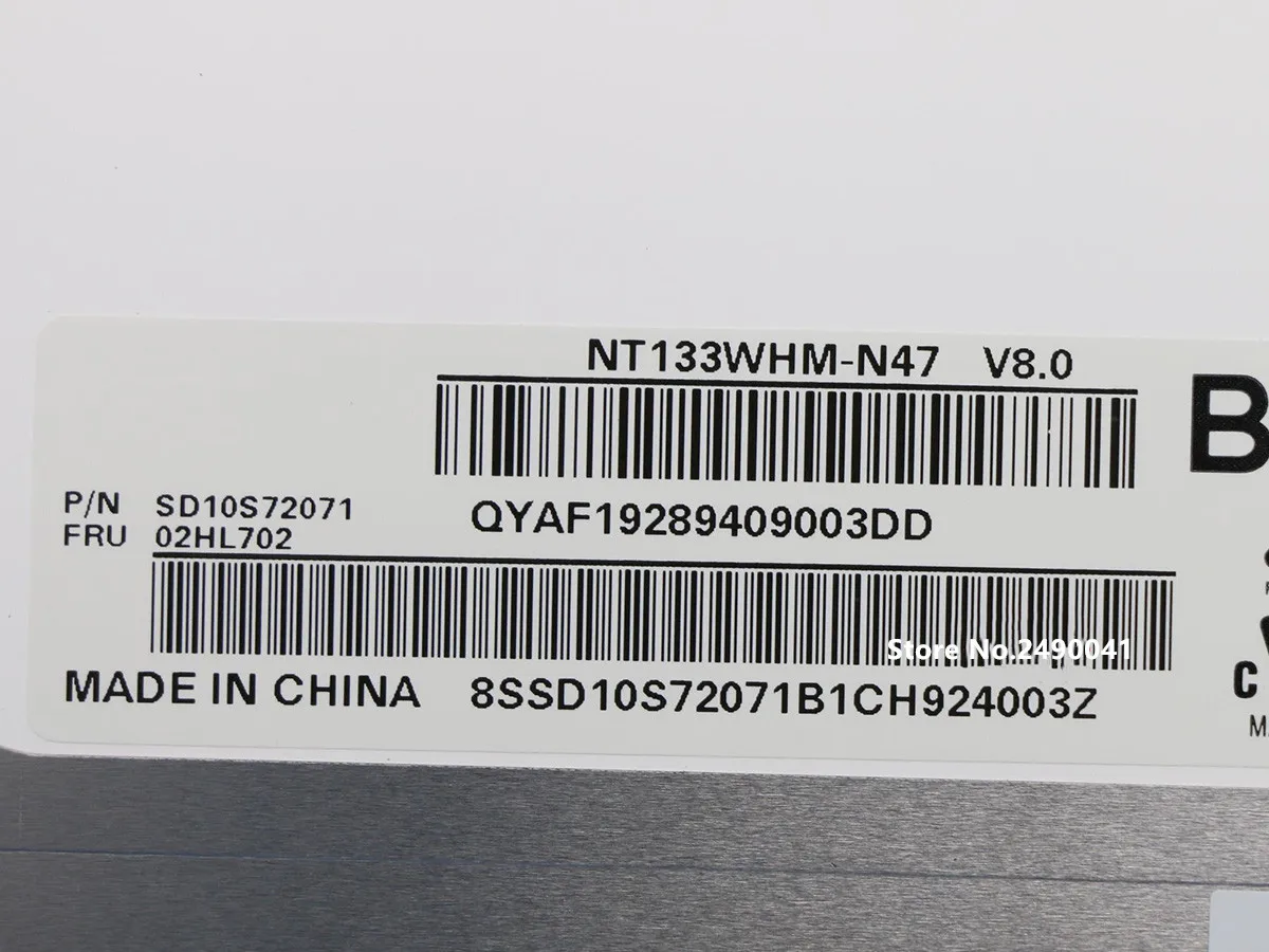 13.3 Laptop LCD Screen NT133WHM-N47 Fit N133BGA-EA2 B133XTN03.3 M133NWR9 R1 For Lenovo ThinkPad X13 X390 X395 L13 Gen 2 30pin