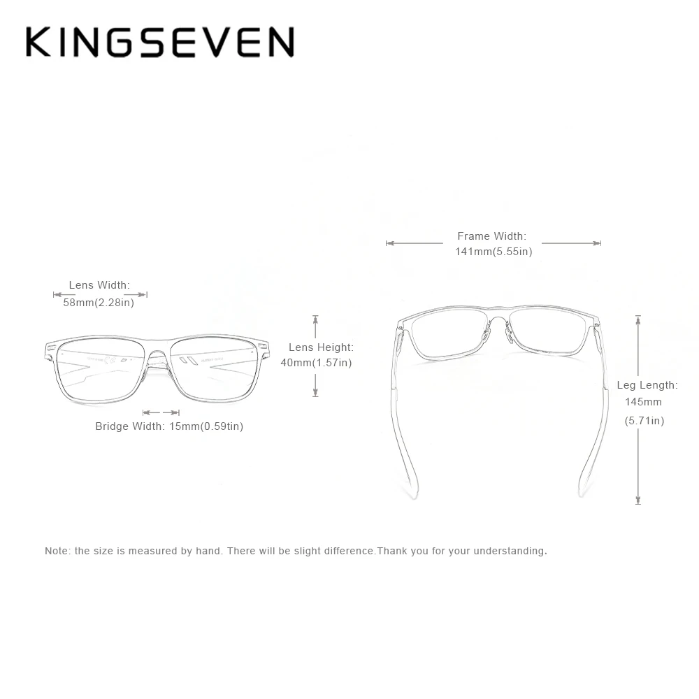 Солнцезащитные очки KINGSEVEN поляризационные UV400 для мужчин и женщин, классические аксессуары для вождения
