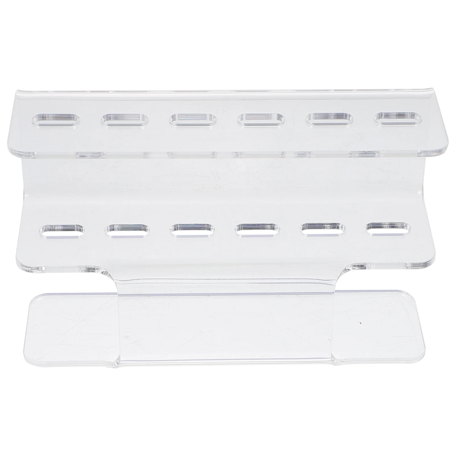 1 個のアクリル製ディスプレイスタンド、まつげピンセット用、頑丈な収納ラック、サロンや家庭での使用に最適、お手入れが簡単なオーガナイザー