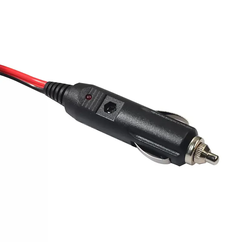 DC 12V 5A Car Cigarette Lighter Charger Cable With Fuse, Universal Power Adapter DC Plug 5.5x2.1mm Compatible with 5.5*2.5mm 1pc
