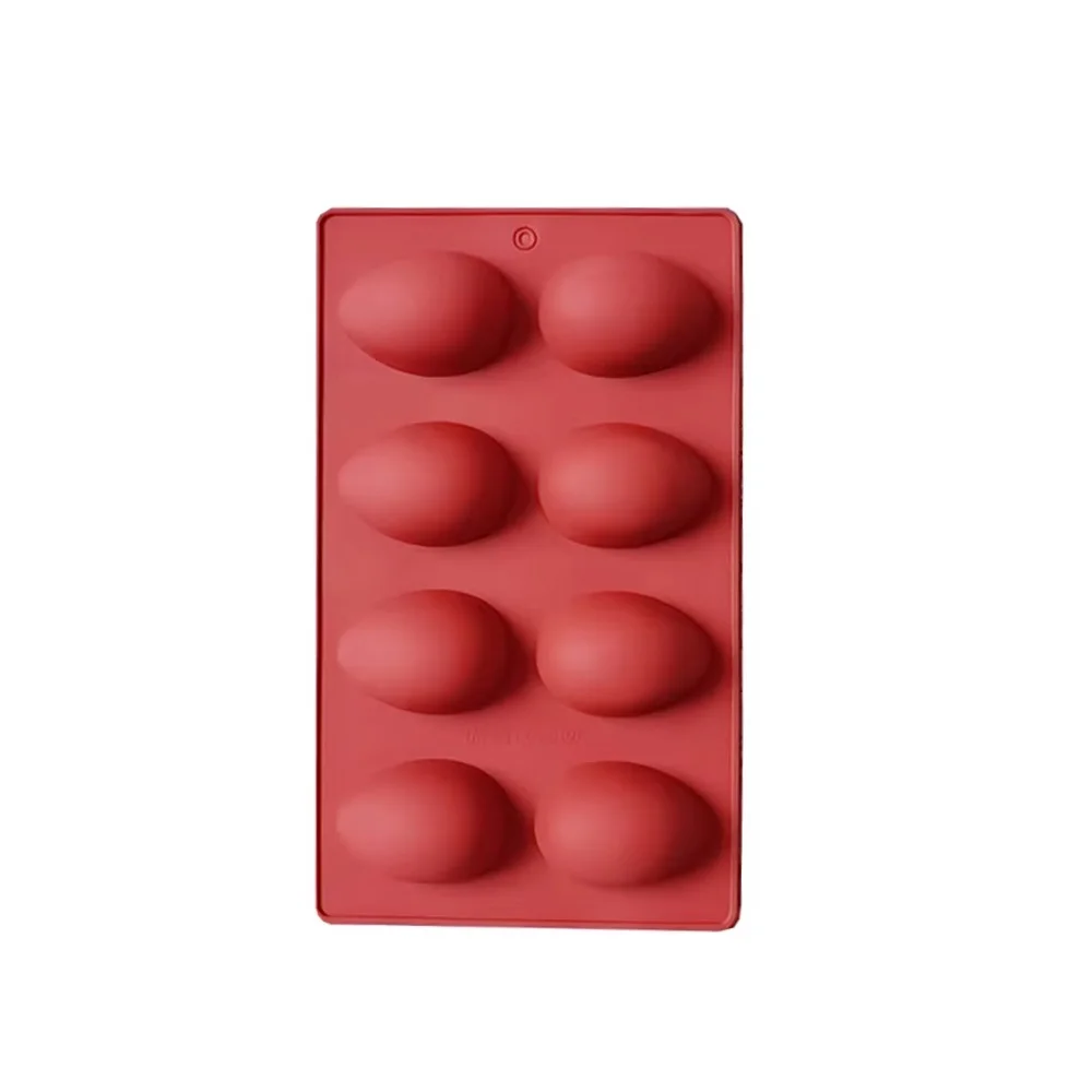 Molde de pastel 3d de silicona, molde de huevo de dinosaurio, molde de silicona en forma de huevo, ladrillo rojo para hornear pasteles, hacer fiestas de cumpleaños