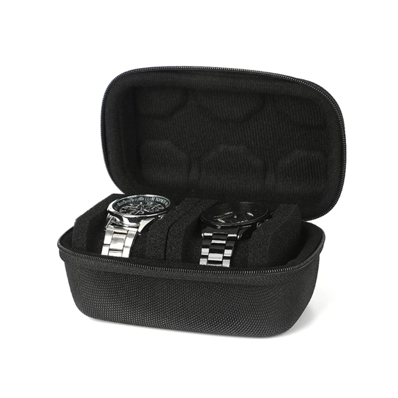 Portable Watch Storage Box Water Proof Unique Zipper Travel Carrying Case Coin Storage Bag for Smartwatch Wristwatch Box