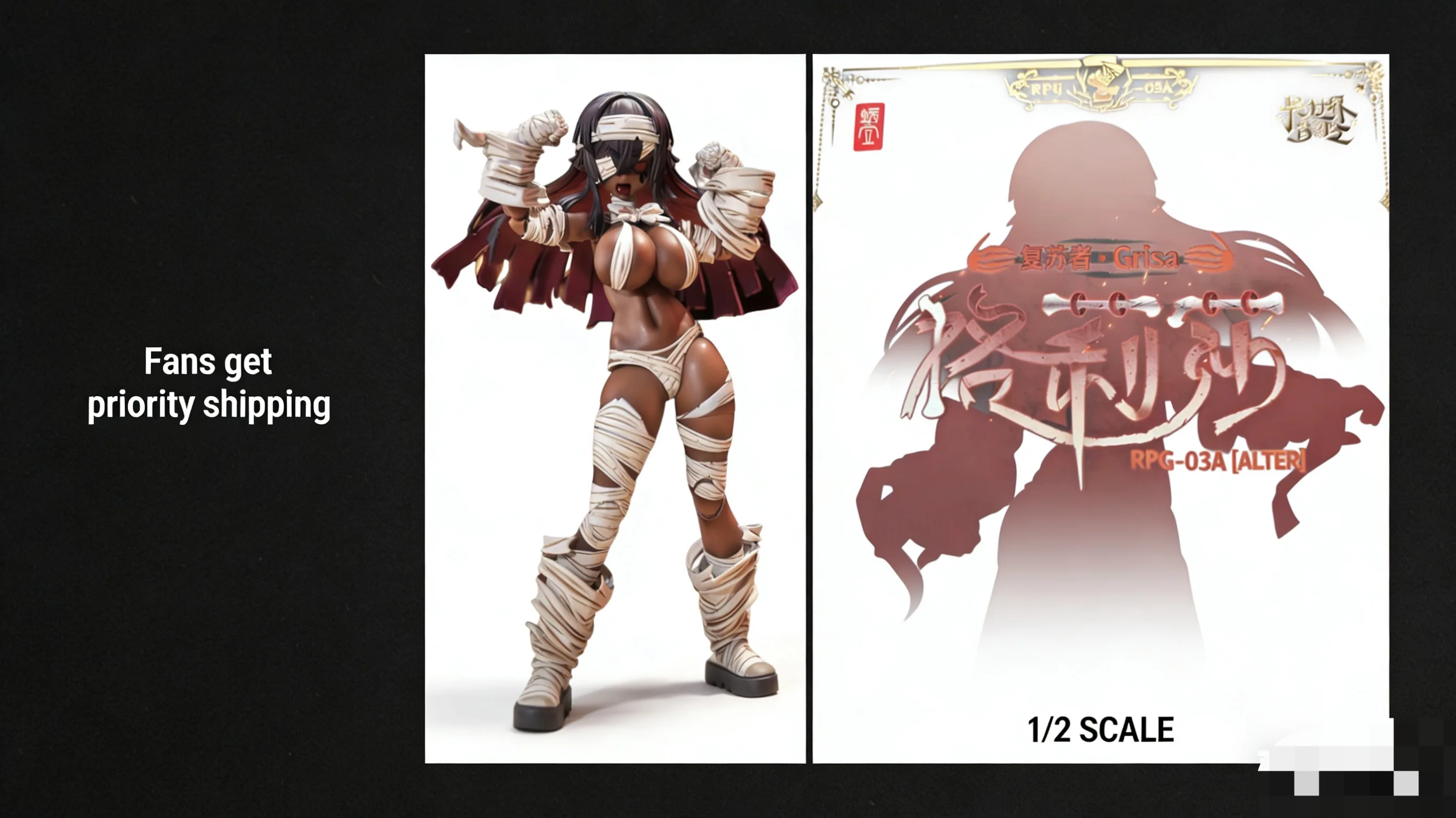 

Mummy Black Snail Shell Different Color Glisha RPG-03A 1/12 Machine Girl Model Toy Action Figure Collection Gift [In Stock]