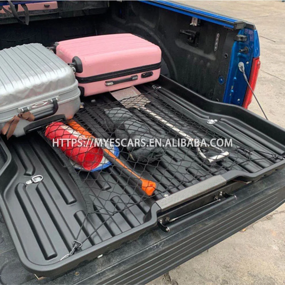 Universal Pickup Truck Bed Slide Tray - Steel/PE Cargo Drawer for Hilux/Ranger/F150/Navara