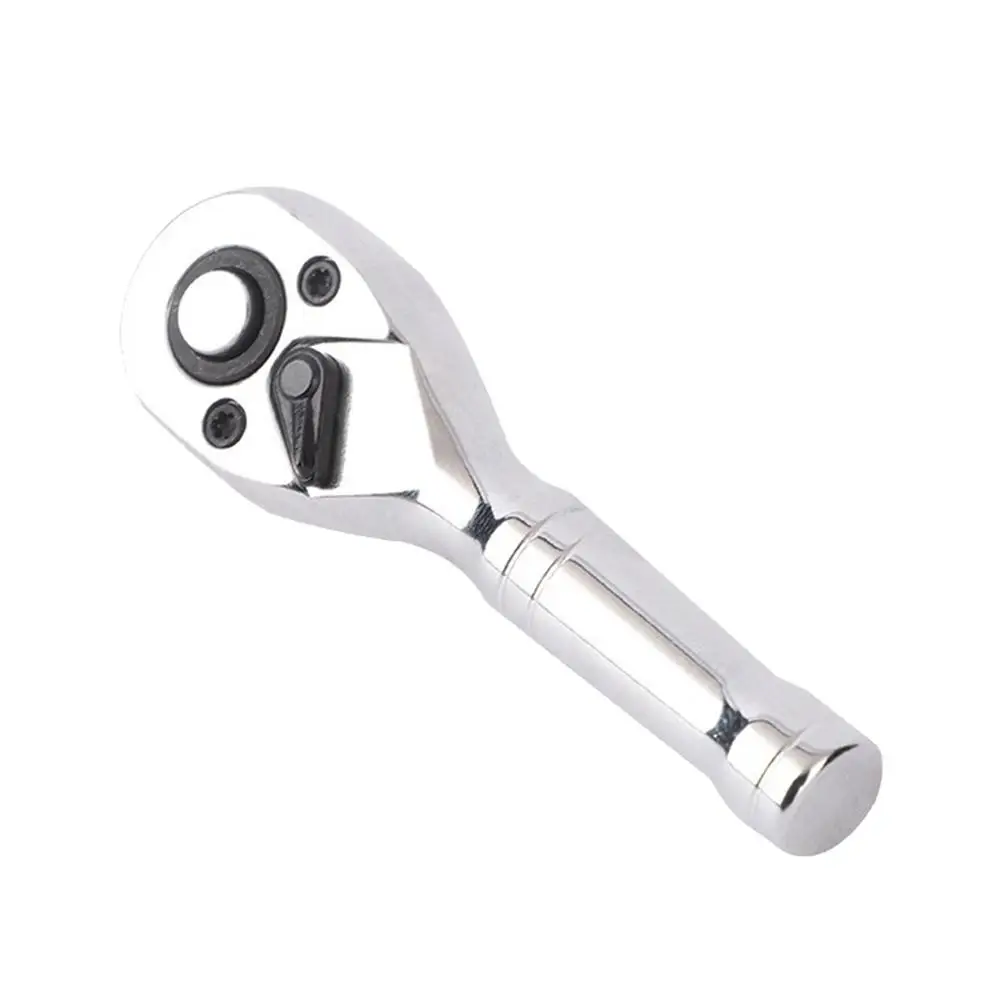 1/4 3/8 1/2 Inch Drive Stubby Ratchet Set Quick-Release Head Mini Ratchet Wrench 72-Tooth Square Head Spanner