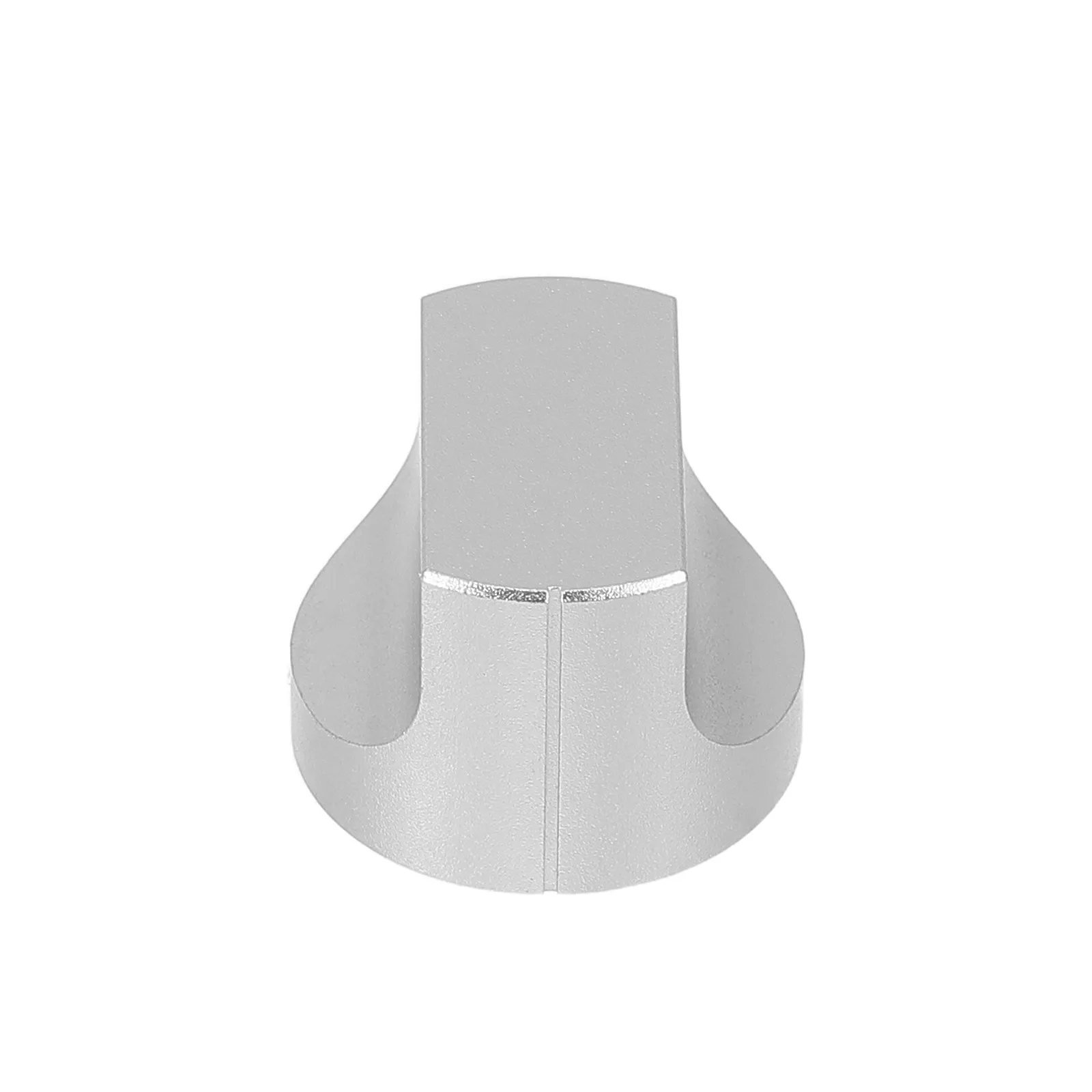 Audio Potentiometer Knob Aluminum Alloy Matte Silver 20x15mm Volume Control for Guitar Tube Amplifier