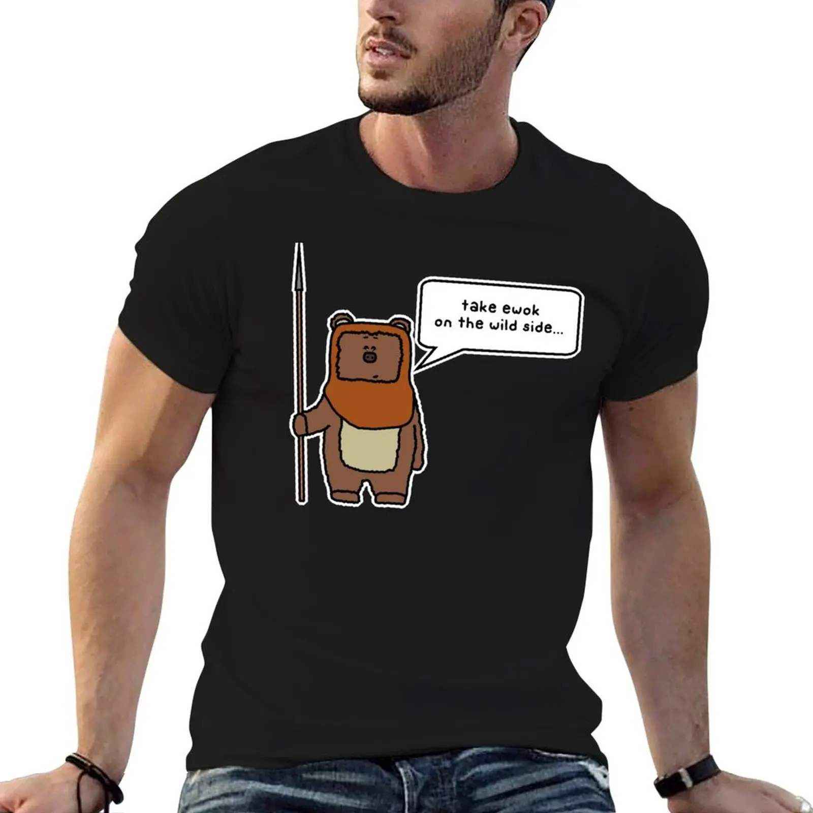 

shirts T-Shirt cotton the side t on cotton ewok t t man man man wild 100% shirt take shirt cotton