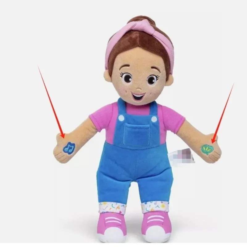 30 سنتيمتر السيدة راشيل أفخم دمية السيدة راشيل التحدث والغناء أفخم لعبة تفاعلية لينة محشوة الموسيقى اللعب الكرتون بنين بنات هدايا عيد