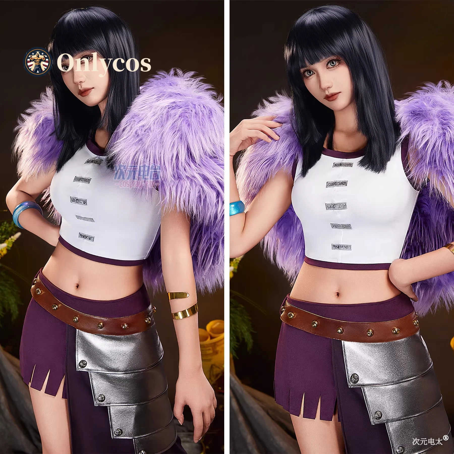 Disfraz de Elbaf Arc Nico Robin para mujer y niña, traje elegante y sexy para fiesta de Halloween, conjunto completo COSFun