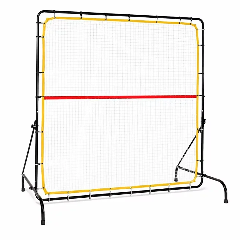 Portable Tennis Rebound Net for Solo Practice Outdoor Training Equipment Removable Mesh Wall for Backyard Sports Drill Gear