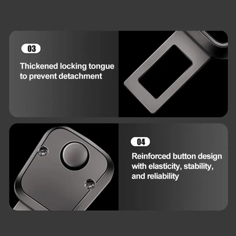 Car Seat Belt Extension Plug Metal Seat Belt Clip Adjustable Extender For GEELY Coolray Aktie Tugella Atlas GC6 Auto Accessories view 5