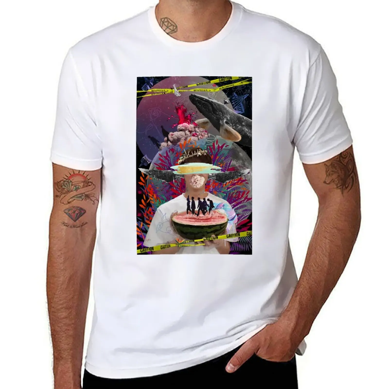

Kpop Multistan Collage T-Shirt t shirts designer t shirt man casual