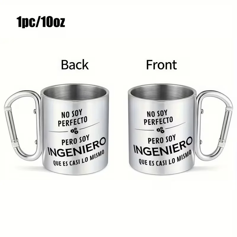 1 Stück 10oz Kaffeebecher, Doppelseitige Teetasse, Perfekt für Ruhestand, Geburtstag und Weihnachtsgeschenke, Wiederverwendbar