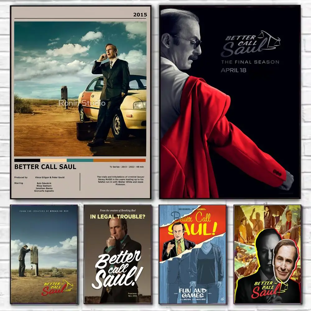 TV Series Better Call Saul Poster HD Art Decorative Wall Art Waterproof Home Décor for Living Room Bedroom Café Stylish Gift