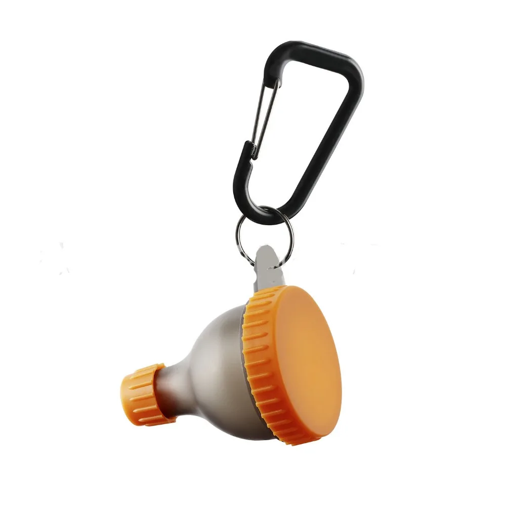 15g/50ml Protein Powder Bottle with Carabiner Leak Proof Protein Powder Container with Keychain Health Funnel Medicine Box