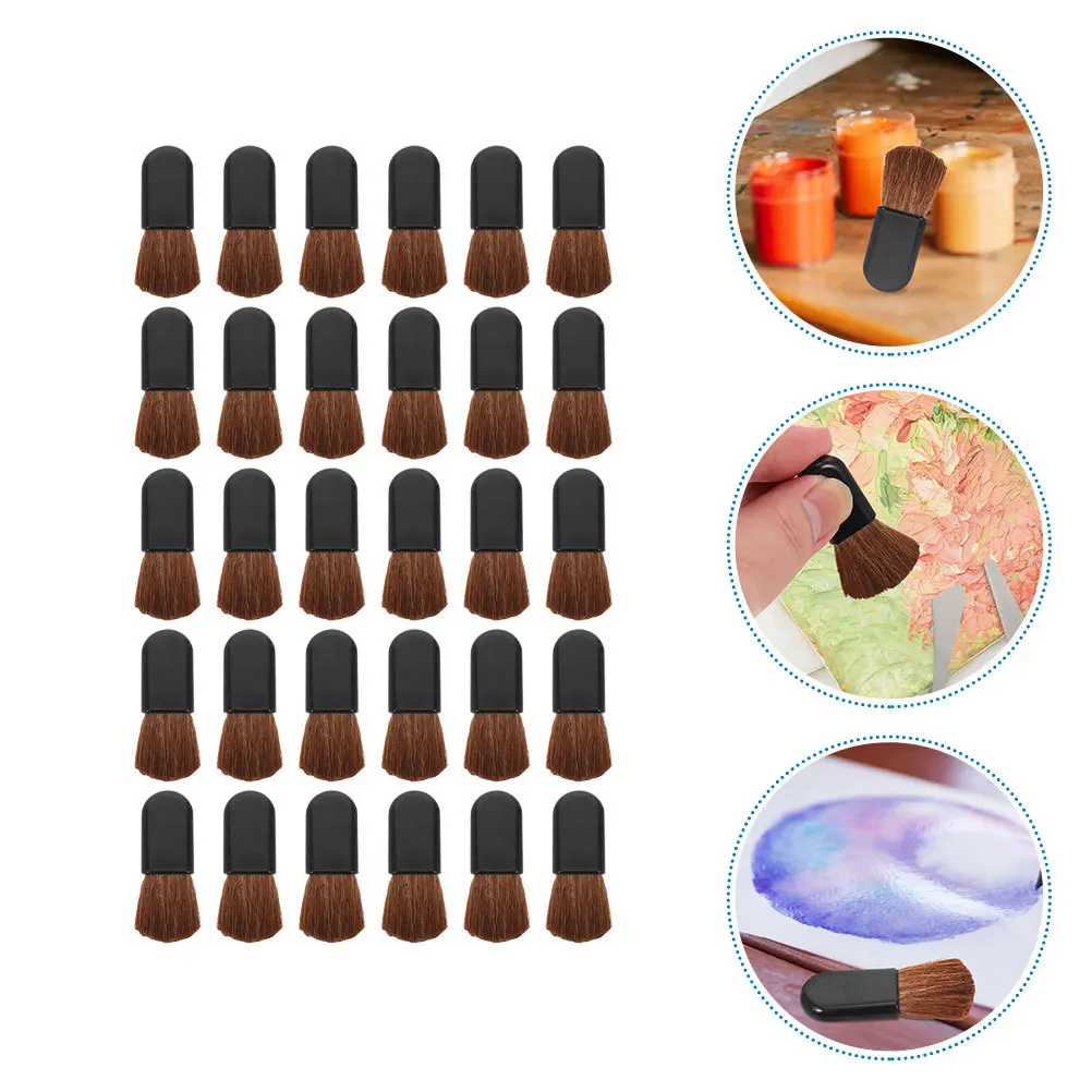 30개 블러쉬 브러쉬 메이크업 파우더 파운데이션 여행용 브러쉬 세트 가정이나 이동 중에도 반복적으로 사용할 수 있는 브리슬