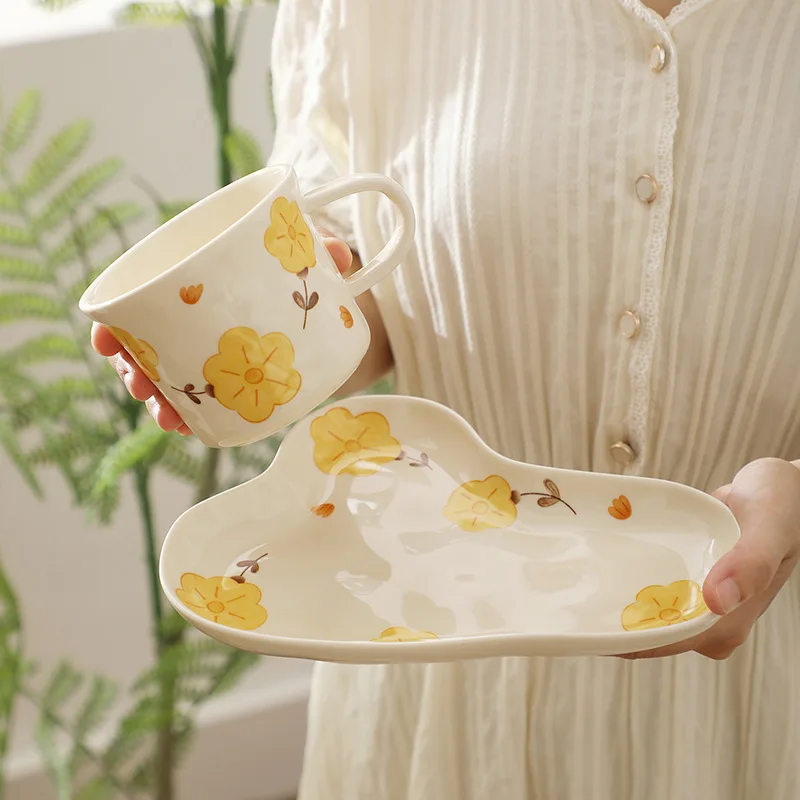 Flower Printed Cera…