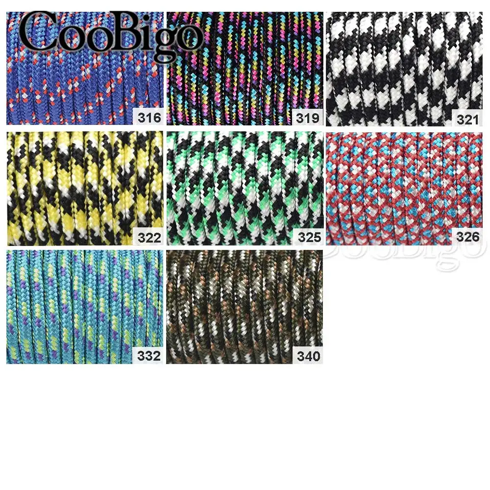 3/100 متر 3 مللي متر مزيج اللون المظلة الحبل الحبل حبل واحد ستراند أربطة الحذاء الحبل ل سوار Paracord لتقوم بها بنفسك الاكسسوارات الحرفية