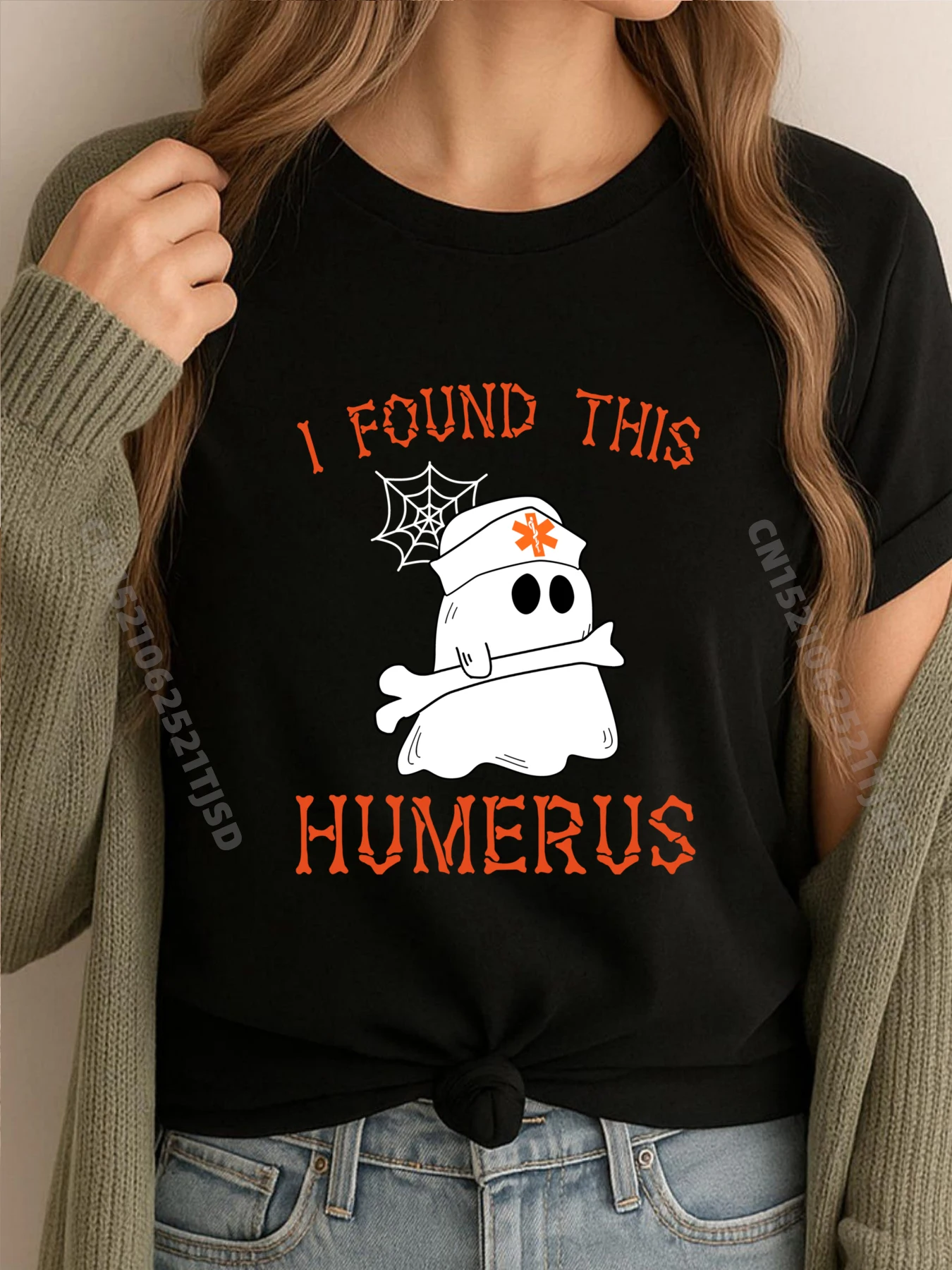 

Nurses I Found This Humerus Funny Ghost Nurse Halloween Funny Shirt Anime
