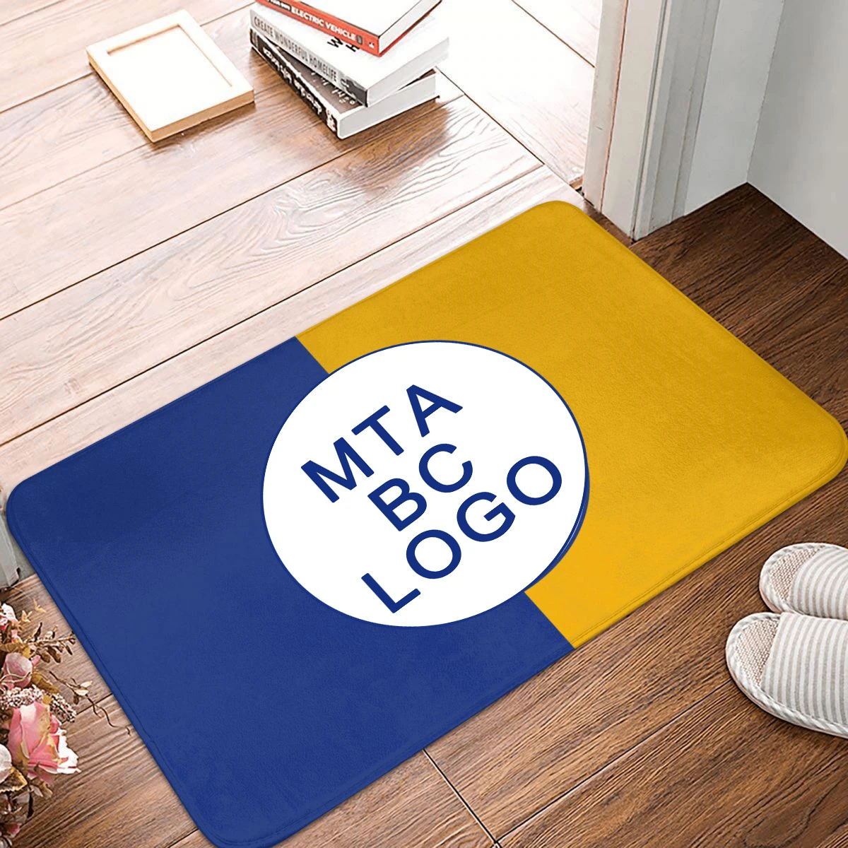 Maccabi Tel Aviv BC Basketball Doormat Bathroom Rug Extra Soft Absorbent Microfiber Bath Rugs Mat Non-Slip Bath Carpet